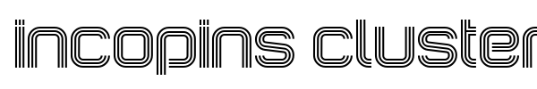 Incopins Clusters font preview